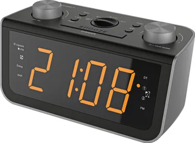 Zdjęcie produktu dla Soundmaster FUR5005, Zegar, Cyfrowy, FM, PLL, LED, 4,57 cm (1.8"), Czarny