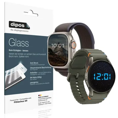 Produktbild von 2x Schutzfolie für Pthtechus X9 matt - Anti-Shock 9H Folie dipos Glass Kunststoffglas