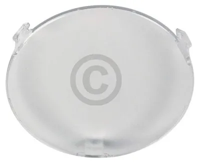 Lampabdeckung 74 mm Ø, transparent, Kunststoff für Dunstabzugshaube