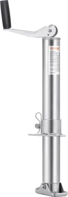 Image de Cric de remorque VEVOR type A, capacité de charge dynamique de 907 kg, course verticale de 360 mm, remorque de camping-car, remorque de voyage, remorque pour chevaux