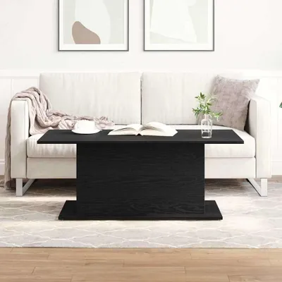 Immagine prodotto di Maison Exclusive - Tavolino da salotto effetto rovere nero 102 x 55,5 x 40 cm