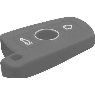 Produktbild von PhoneNatic Silikon Schlüssel Hülle kompatibel mit der BMW X1 E84, X3 E83 und X5 E70 3-Tasten Fernbedienung in grau Funkschlüssel 3-Key