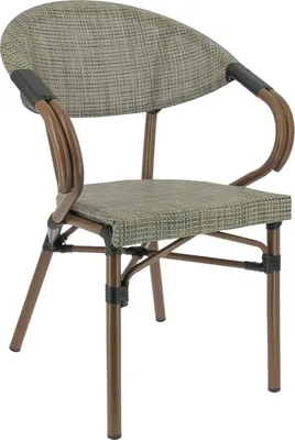 Image de Fauteuil de terrasse en TEXTYLENE Beige pour Exterieur