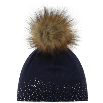 Produktbild von EISBÄR Nalin Lux Crystal, Einheitsgröße, nachtblau, Wintermütze, Vollgefüttert, 80115