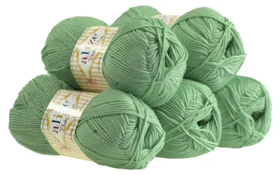 500g Alize Baby Best 485 pistaziengrün