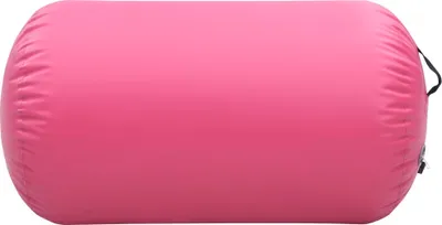 Zdjęcie produktu dla vidaXL Nadmuchiwany wałek gimnastyczny z pompką 100x60 cm PVC różowy