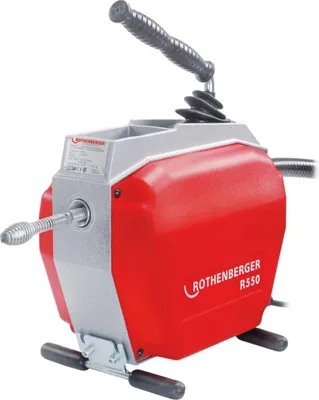 Produktbild von Rothenberger R550 Rohrreinigungsmaschine mit Führungsschlauch