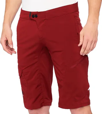 Obrázok produktu pre 100% Herren Fahrradshorts Ridecamp , Brick - Dunkelrot, 32