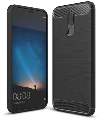 Zdjęcie produktu dla Etui na telefon Huawei Mate 10 Lite od NALIA, silikonowe etui ochronne o wyglądzie karbonu