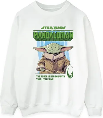 Produktbild von Star Wars - "The Mandalorian The Force Is Strong" Sweatshirt für Herren BI46568 (XXL) (Weiß)