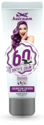 Produktbild von Haarkaugummis Sixtys Farbe Haarfarbe Violett