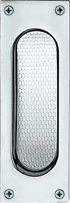 Produktbild von MARCHESI Schiebetürmuschel eckig, 40 x 120 mm, Edelstahl matt