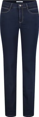 Produktbild von Mac - Damen 5-Pocket Jeans, Angela (5240), Größe:W44, Länge:L30, Farbe:dark rinsewash (D801)