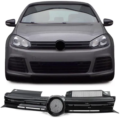 Produktbild von Sportgrill schwarz glanz für VW Golf 6 VI 2008-2013 Kühlergrill