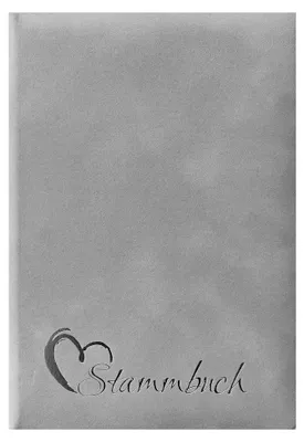 Produktbild von Stammbuch für die Hochzeit aus hochwertigem Velours - Familienstammbuch mit ausfüllbarem Stammbaum - Stammbuch Standesamt - (13x20 cm)