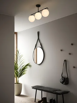 Produktbild von Nordlux Grant - 3 Pendel Länge 69,3 cm schwarz 3-flammig kugelförmig