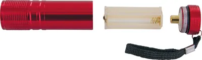 Zdjęcie produktu dla Schwaiger TLED200R 531, Latarka ręczna, Czerwony, Aluminium, Przyciski, IPX4, CE