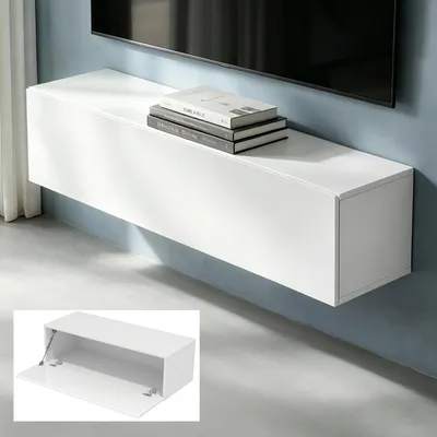 Produktbild von doporro TV Lowboard hängend Fernsehschrank Wohnzimmer | TV-Schrank hängend Fernsehtisch Hängeschrank 300cm Fernsehschrank02