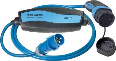 Produktbild von Ladekabel Elektroauto 8m Typ2 16A 1PH Mode2 MENNEKES für AUDI BMW MB VW u.v.m.