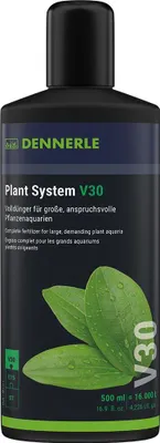 Produktbild von Dennerle Plant System V30, 500 ml - Volldünger für große, anspruchsvolle Pflanzenaquarien
