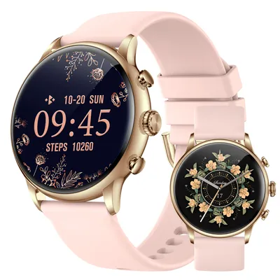 Produktbild von Smartwatch, Smartwatch Damen Herren, 1.43" HD Fitness Tracker Uhren für Android IOS, IP67 Wasserdicht Pulsmesser Schrittzähler Aktivitätstracker