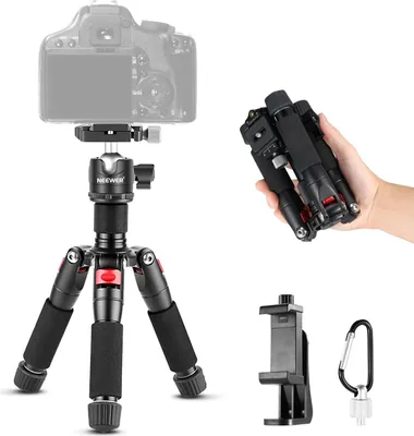 Zdjęcie produktu dla Mini statyw stołowy NEEWER do smartfonów i lustrzanek cyfrowych – kompaktowy, 50 cm