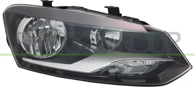 Produktbild von PRASCO Scheinwerfer Hauptscheinwerfer Rechts für VW Polo Schrägheck (6R1, 6C1) VG0234913