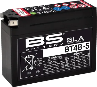 Obrázek produktu pro BS BATERIE SLA Bezúdržbová baterie aktivovaná z výroby - BT4B-5