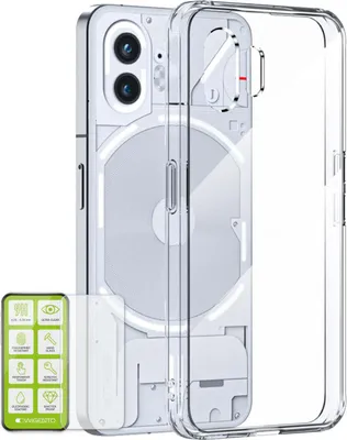 Produktbild von Für Nothing Phone 2 Silikon Hülle H9 Glas Handy Tasche Etuis Cover Case Kappe
