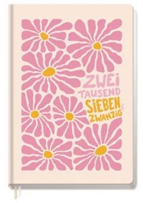 Produktbild von Häfft-Timer - Jugendkalender A5 Pink Flowers 2027