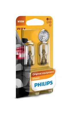 Obrázok produktu pre Philips Vision 12067B2, 16 W, 12 V, W16W, 2 kusov