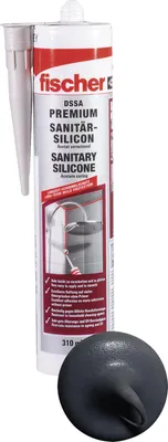 Produktbild von Fischer Sanitärsilicon DSSA 310 anthrazit