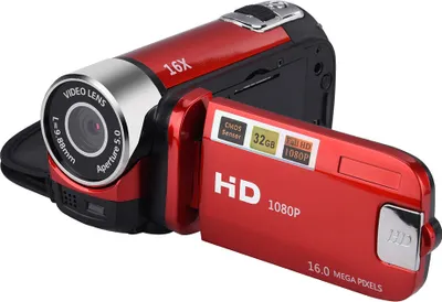 Produktbild von 2,7" TFT LCD HD 1080P 16MP 16X Digital Zoom Camcorder Video DV Kamera Rot