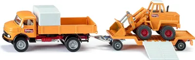 Produktbild von SIKU Super - souprava Mercedes-Benz 710 převážející nakladač  411 Bölling 1:50