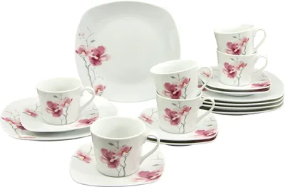 Produktbild von CreaTable, 20193, Amelie Aiko, Kaffeeservice 18-tlg, Porzellan