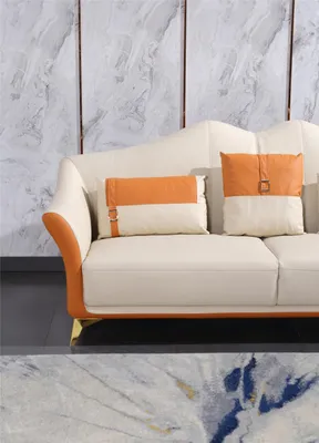 Produktbild von Ledersofa Couch Sofagarnitur 3+1+1 Sitzer Garnituren Design Modern Sofa Neu