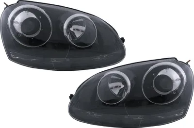 Produktbild von Scheinwerfer für VW Golf 5 V 03-07 Jetta 05-10 GTI R32 Xenon Look Schwarz.