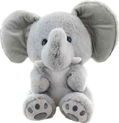 Image de Éléphant en peluche 25 cm