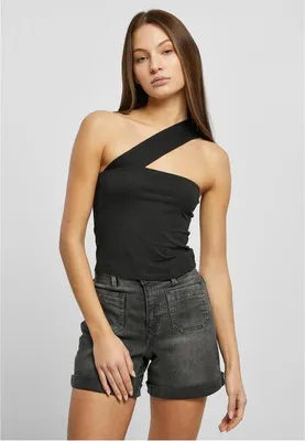 Zdjęcie produktu dla Urban Classics Ladies - One Strap Tank Top czarny - XL