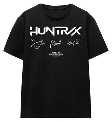 Obrázek produktu pro Tričko "Huntrix" pro dámy, motiv K-Pop, černá barva, velikost L (TV42498)