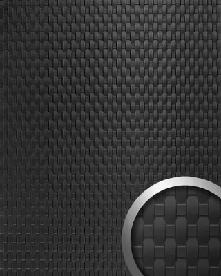 Zdjęcie produktu dla WallFace 24953 Panel ścienny jednokolorowy matowy czarny 2,6 m2