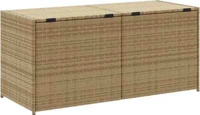 Immagine prodotto di vidaXL Cassapanca da giardino Beige 283L Poly Rattan