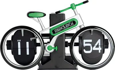 Zdjęcie produktu dla Składany zegar rowerowy na biurko, dekoracja w stylu vintage, mechaniczny zegar cyfrowy na biurko, zegar rowerowy, zasilany bateriami, mały zegar, pomysły na prezent, fajne rzeczy do domu, pokoju, biura
