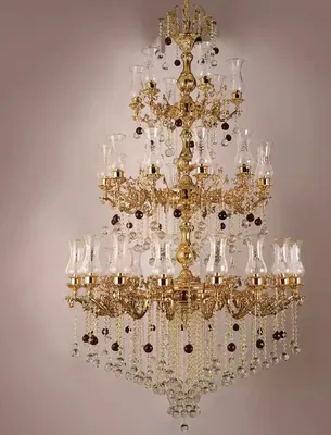 Obrázek produktu pro stropní světlo zlatý lustr stropní svítidlo lustr křišťál 130x280cm