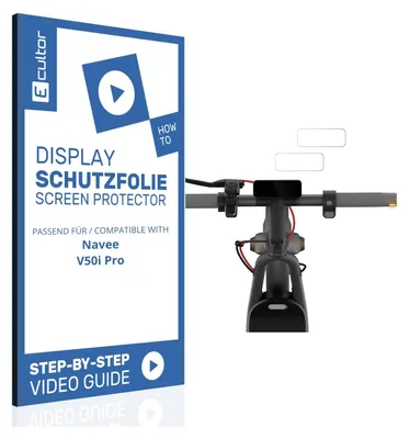 Produktbild von 2x 3D Schutzfolie für Navee V50i Pro Display Folie Flexibel Full Cover