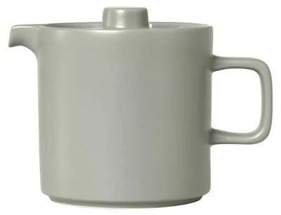 Obrázek produktu pro Blomus Čajová konvice Pilar, konvice, nádoba na čaj, nádoba s uchem, keramika, mirage šedá, 1 L, 63998