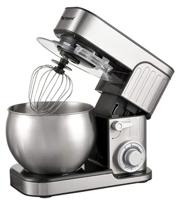 Küchenmaschine, 6 l, 1300 W, Edelstahl, 6 Stufen