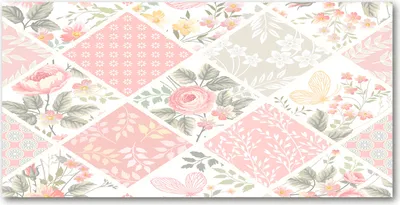 Produktbild von Tulup® Leinwandbild -100x50 cm - Wandkunst - Drucke auf Leinwand - Leinwanddruck  - Sonstige - Rosa - Rosen Schmetterlinge