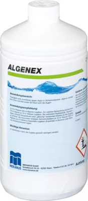 Produktbild von Meranus Algenex – Flüssiges Algizid gegen Algen im Pool 1l