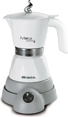 Produktbild von Ariete MOKA AROMA, Grau, Weiß, 480 W, 180 mm, 135 mm, 255 mm
